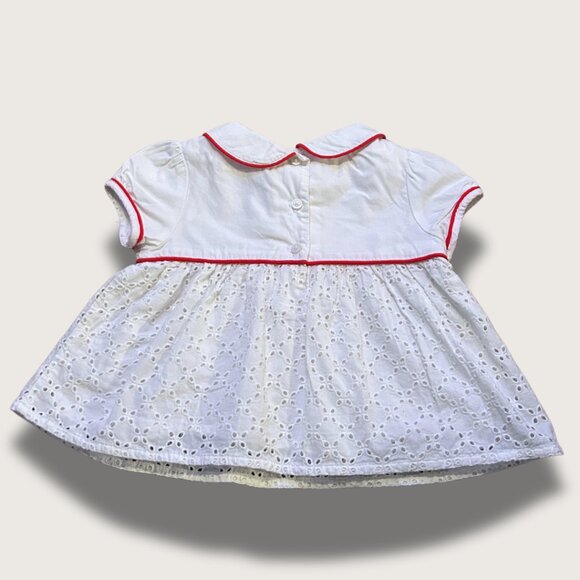 Vintage-Inspired (Janie and Jack) Peplum Top - Picture 2 of 2